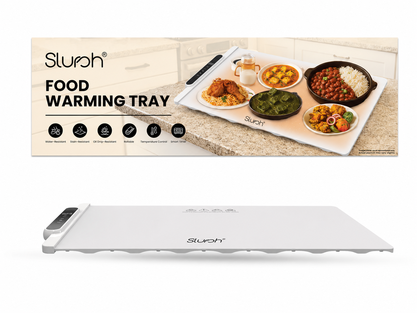 Slursh Food Warming Tray packaging