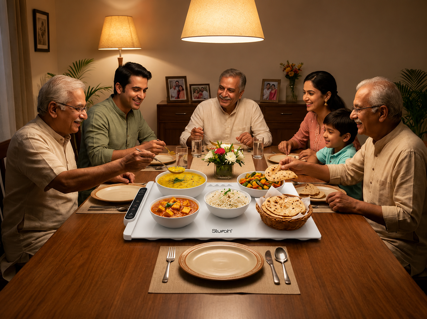 Family Dinner scene